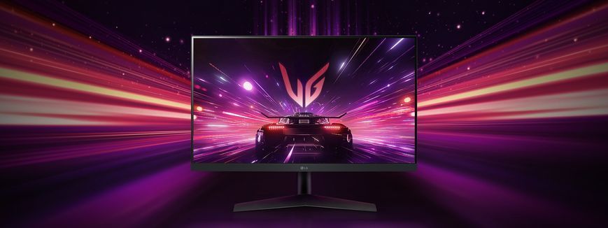 Монітор LG 23.8" HDMI, DP, Audio, IPS, 180Hz, 1ms, sRGB 99%, G-SYNC, FreeSync, HDR10 (24GS60F-B) [101034]