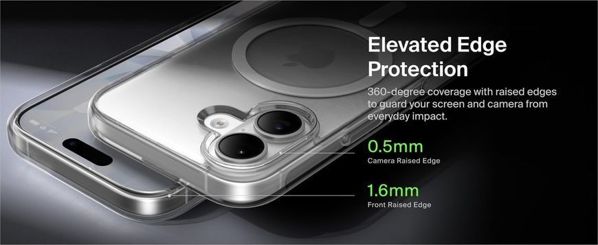 Чохол Belkin для iPhone 17, Magnetic Protective Clear (MSA030HQCL) [111899]