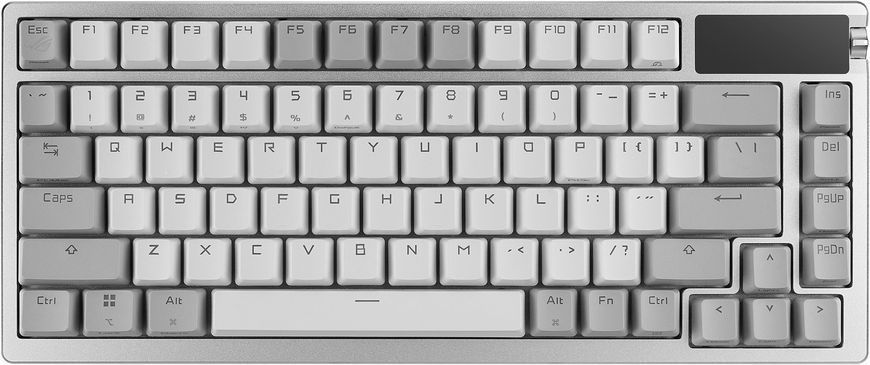 Клавіатура бездротова Asus ROG Azoth RGB WL BT White (90MP031A-BKUA11) [607471]