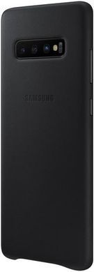 Чохол-накладка Samsung Leather Cover для Samsung Galaxy S10+ SM-G975 Black (EF-VG975LBEGRU) [602931]