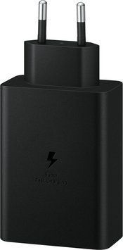 Зарядний пристрій мережевий Samsung 65Вт 2xUSB-С PD PPS/USB-A, чорний (EP-T6530NBEGEU) [108414]