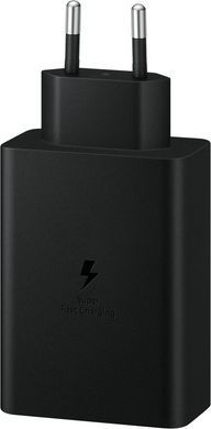 Зарядний пристрій мережевий Samsung 65Вт 2xUSB-С PD PPS/USB-A, чорний (EP-T6530NBEGEU) [108414]