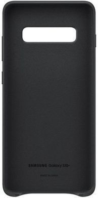 Чохол-накладка Samsung Leather Cover для Samsung Galaxy S10+ SM-G975 Black (EF-VG975LBEGRU) [602931]