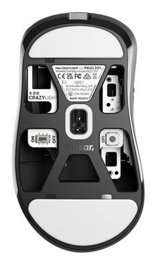 Миша бездротова PULSAR Xlite Crazylight Medium 8К, чорний (PXLCL201) [504198]
