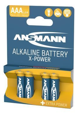 Батарейка Ansmann X-Power AAA/LR03 BL 4шт (5015653) [618261]