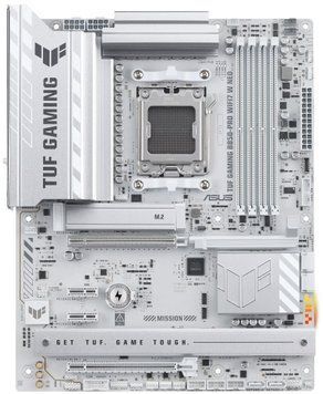 Материнcька плата ASUS TUF GAMING B850-PRO WIFI7 W NEO sAM5 B850 2xDDR5 M.2 HDMI DP Wi-Fi BT ATX білий (90MB1NW0-M0EAY0) [114004]