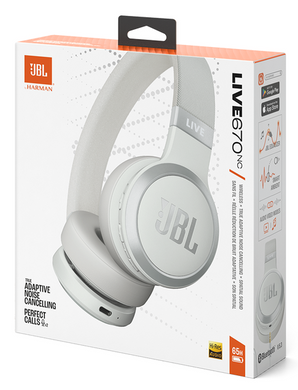 Гарнітура JBL LIVE 670NC White (JBLLIVE670NCWHT) [202276]