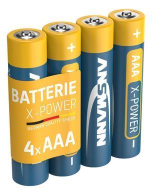 Батарейка Ansmann X-Power AAA/LR03 BL 4шт (5015653) [618261]