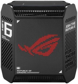 Система WiFi-Mesh ASUS ROG Rapture GT6 AX10000, 3xGE LAN, 1x2.5GE WAN, 1xUSB 3.2, 1мод, чорний (90IG07F0-MU9A10) [104583]
