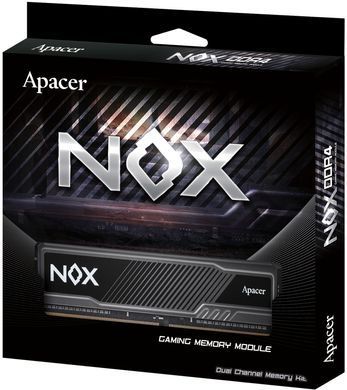 Модуль пам`ятi DDR4 2x8GB/3200 Apacer NOX (AH4U16G32C28YMBAA-2) [614556]