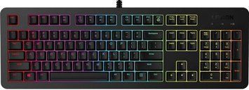 Клавіатура мембранна Lenovo Legion K300 104key, USB-A, EN/UKR, RGB, чорний (GY41L16651) [13650]