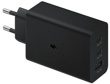 Мережевий зарядний пристрій Samsung 65W Power Adapter Trio (w/o cable) Black (EP-T6530NBEGEU) [202216]