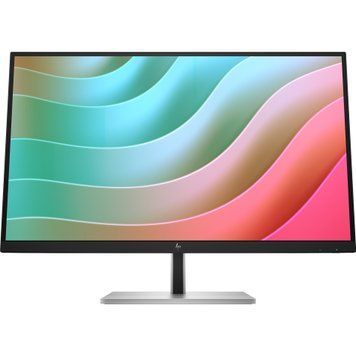 Монітор TFT 27" HP E27k G5, 4K UHD, IPS, HDMI, DP, USB-C, RJ-45, HAS, Pivot, кол, чорно-сріблястий (6N4C4AA) [400468]