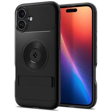 Чохол-накладка Spigen Slim Armor with MagFit для Apple iPhone 16 Plus Black (ACS08098) [616537]