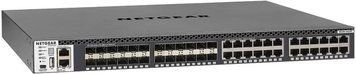 Комутатор NETGEAR M4300-24X24F (XSM4348S) 24xSFP+, 24x10GE, керований L3 з можливістю стекування (XSM4348S-100NES) [15190]