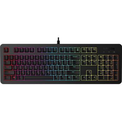 Клавіатура мембранна Lenovo Legion K300 104key, USB-A, EN/UKR, RGB, чорний (GY41L16651) [13650]