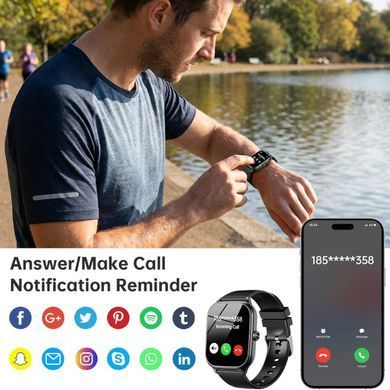 Годинник Oukitel V7 Black (6941749851055) [404649]