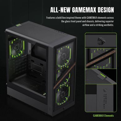 Корпус для комп'ютера ATX W/O PSU GAMEMAX (AERIS 330 GB) [503700]