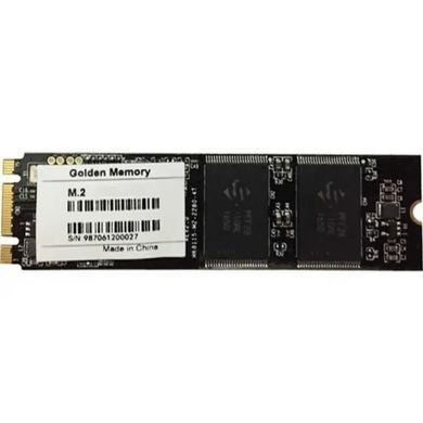Накопичувач SSD 256GB Golden Memory M.2 2280 SATA III 3D NAND TLC (AM256CGB) [620054]