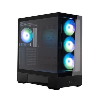 Корпус Zalman P40 DS без БЖ, 2xUSB3.0, 1x Type C, 3x120мм ARGB Reverse, 1x120мм ARGB, VGA 420мм, LCS ready, TG Side/Front Panel, Display, ATX, чорний (P40DSBLACK) [111336]