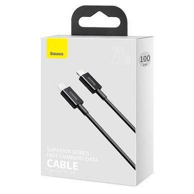 Кабель Baseus Superior Series Type-C to IP PD 20W 2m Black (CATLYS-C01) [802535]