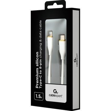 Кабель Cablexpert USB Type-C - Lightning (M/M), 2.25 A, 20 W, 1.5 м, White (CC-USB2S-CM8PM-1.5M-W) [604282]