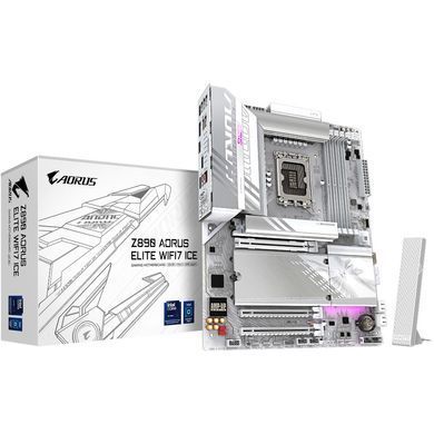Материнська плата GIGABYTE (Z890 AORUS ELITE WIFI7 ICE) [302943]