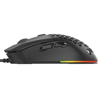 Мишка Sandberg FlexCover 6D Gamer Mouse RGB, ігрова, 12800 dpi., 6кн.Huano чорна (640-28) [401312]