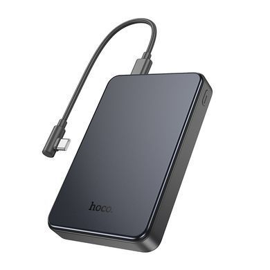 Зовнішній акумулятор HOCO J170 Starlight 22.5W+PD20W fully compatible power bank with cable(10000mAh) Metal Gray (6942007672696) [806620]