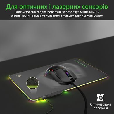Ігрова поверхня Vertux Fluxpad Black (fluxpad.black) [606918]