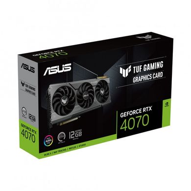 ASUS Відеокарта GeForce RTX 4070 12GB GDDR6X TUF GAMING TUF-RTX4070-12G-GAMING (90YV0IZ1-M0NA00)