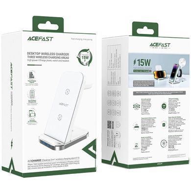 Зарядний пристрій Wireless QI 3in1 15W E15 Acefast (6974316281986) [402173]