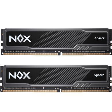 Модуль пам`ятi DDR4 2x8GB/3200 Apacer NOX (AH4U16G32C28YMBAA-2) [614556]