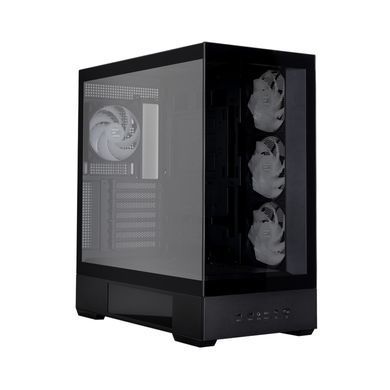 Корпус Zalman P40 DS без БЖ, 2xUSB3.0, 1x Type C, 3x120мм ARGB Reverse, 1x120мм ARGB, VGA 420мм, LCS ready, TG Side/Front Panel, Display, ATX, чорний (P40DSBLACK) [111336]