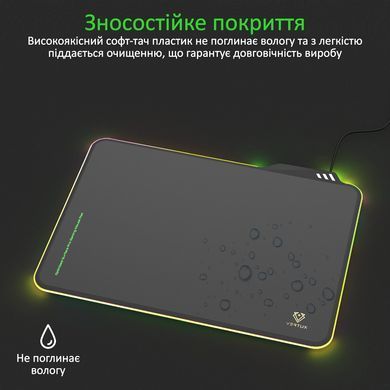 Ігрова поверхня Vertux Fluxpad Black (fluxpad.black) [606918]