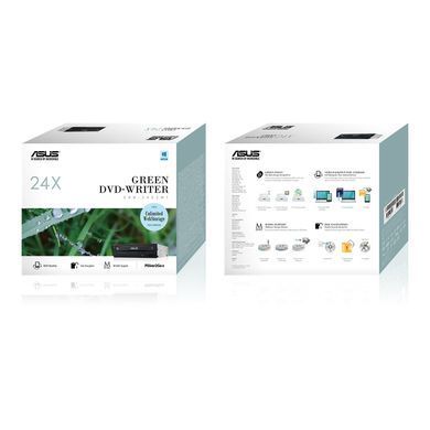 Привід оптичний внутрішній ASUS X Multi DRW-24D5MT DVD+-R/RW burner M-DISC SATA чорний BOX (90DD01Y0-B20010) [109586]