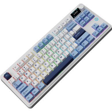Клавіатура бездротова Ajazz AK870 Plus Murad Switch White (AK870-MU-BWD) [612720]