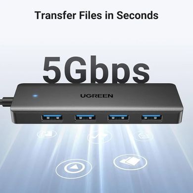 USB-хаб UGREEN 4-Port USB 3.0 Hub 0.15m (UGR-25851) [803342]