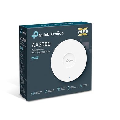 Точка доступу TP-LINK AX3000, 1xGE LAN, PoE, Passive PoE (EAP650) [104683]