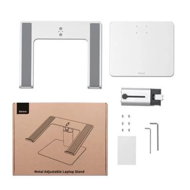 Підставка Baseus Metal Adjustable Laptop Stand Silver (LUJS000012) [805451]