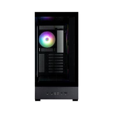 Корпус Zalman P40 DS без БЖ, 2xUSB3.0, 1x Type C, 3x120мм ARGB Reverse, 1x120мм ARGB, VGA 420мм, LCS ready, TG Side/Front Panel, Display, ATX, чорний (P40DSBLACK) [111336]