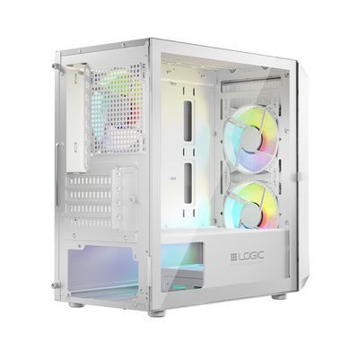 Корпус LogicConcept Portos ARGB Mini White без БЖ (AM-PORTOS-20-0000000-0002) [618922]