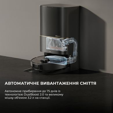 Робот-пилосос Dreame Bot X40 Ultra Complete Black (RLX63CE-2-Bl) [610504]