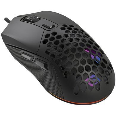Мишка Sandberg FlexCover 6D Gamer Mouse RGB, ігрова, 12800 dpi., 6кн.Huano чорна (640-28) [401312]