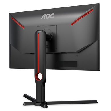Монітор TFT 24.5" AOC, VA, 240Гц, 0,5 мс, 2х HDMI, DP, USB-hub, HAS, Pivot, чорний (25G3ZM/BK) [402765]