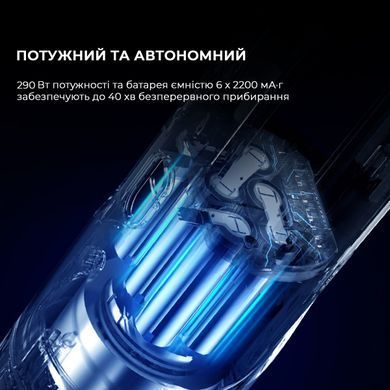 Акумуляторний пилосос Deerma T10W (DEM-T10W) [619848]