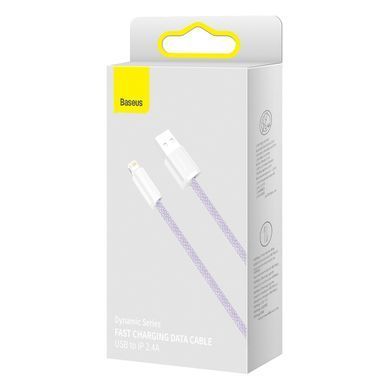 Кабель Baseus Dynamic USB - Lightning (M/M), 2.4A, 1 м Purple (CALD000405) [604337]