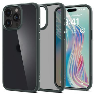 Чохол Spigen для iPhone 15 Pro Max, Ultra Hybrid, Frost Green (ACS06569) [108202]