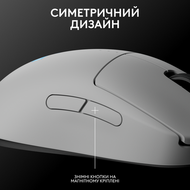 Миша Logitech G PRO 2 Wireless LIGHTSPEED - WHITE (L) (910-007302) [200843]