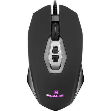 Миша REAL-EL RM-525 Black (EL123200029) [606487]